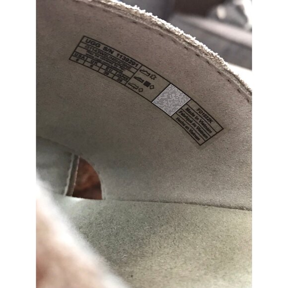 UGG Abbot Wedge Slide Moss Green Sz 8 Sandal casual Dress - Picture 10 of 10